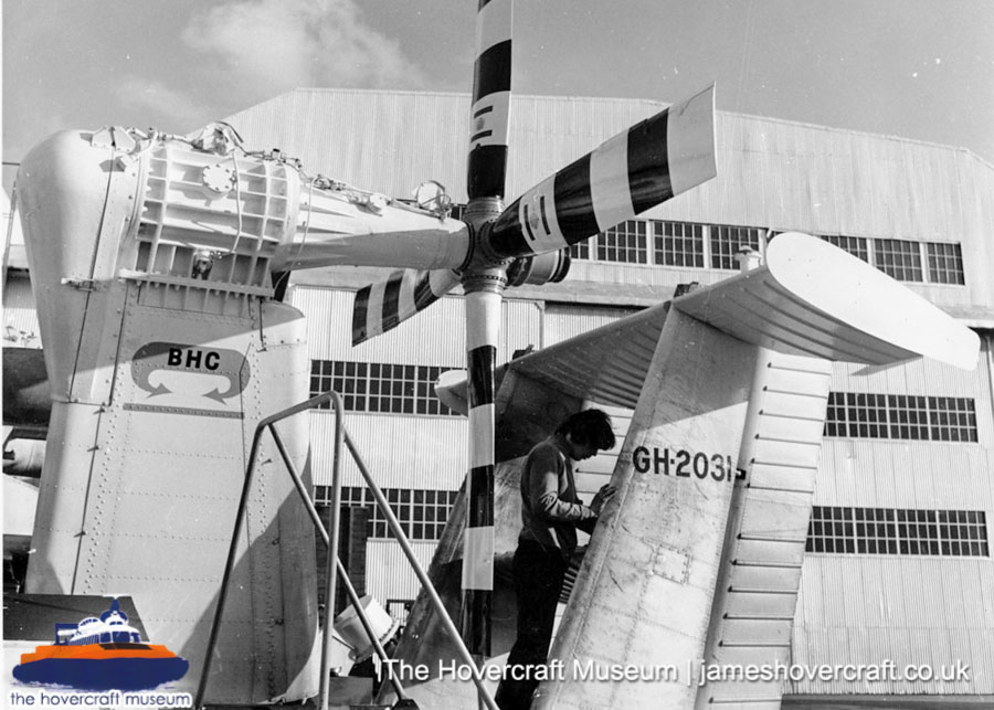 SRN6 Twin-prop (Mark 6) -  (credit: The <a href='http://www.hovercraft-museum.org/' target='_blank'>Hovercraft Museum Trust</a>).